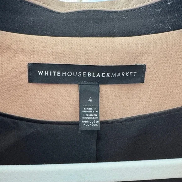White House Black Market Tan Double-Breasted Blazer - Picture 2 of 4